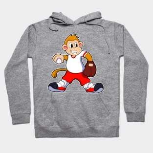 Monkey Baseball Baseball glove Hoodie